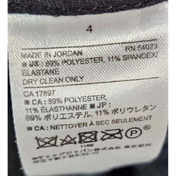 Banana Republic Womens 4 Ryan Pants in Cool Neutral Boa Print - Picture 12 of 12